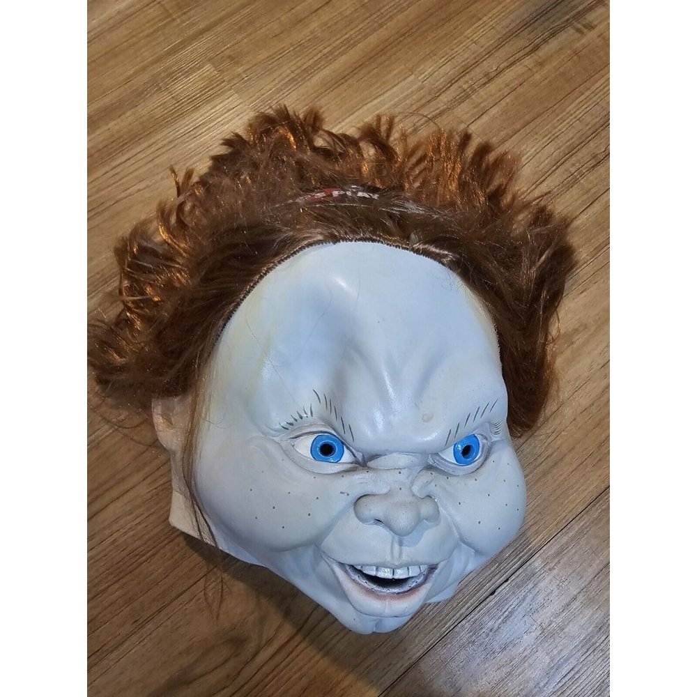 Trick or Treat Childs Play 2 Chuckie Mask Decor Prop Halloween Rubber